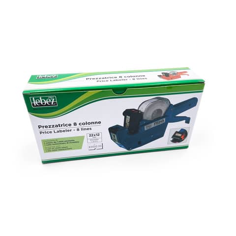 Prezzatirce in ABS Lebez Prima a 8 colonne a pista singola - rosso - 200